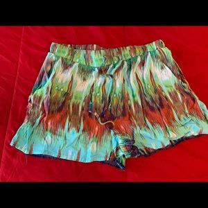 3/$20! Rue21 Casual/Sleep shorts green chevron